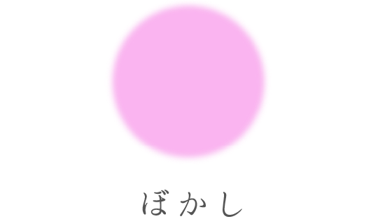 ぼかし