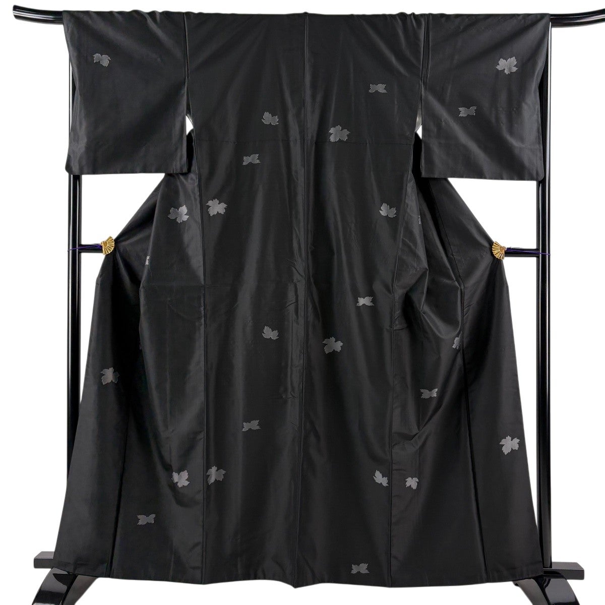 ★専用★単衣 紬 グレー ストライプ 身丈160.5cm 裄丈64cm お洒落 紬 身丈160.5cm 裄丈67cm M 袷 やまと 華文 黒 正絹 秀品｜中古・古着