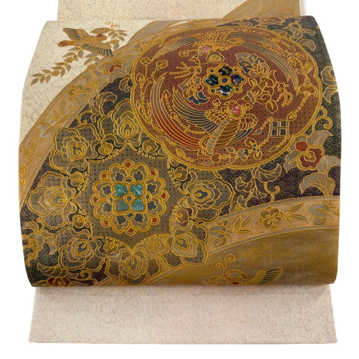 袋帯 美品 名品 お太鼓柄 正絹