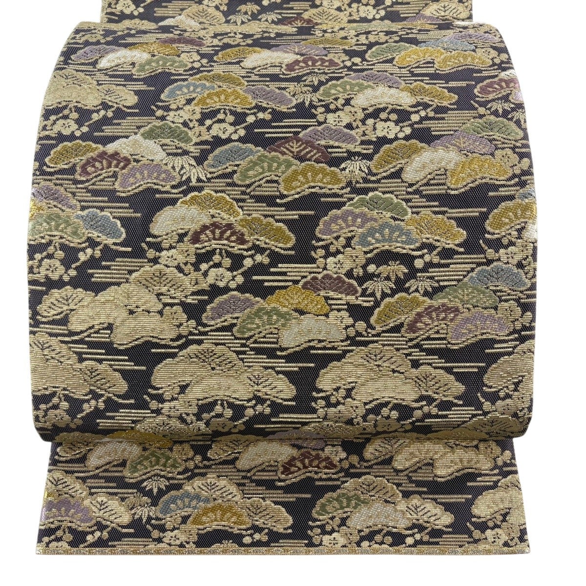 美品】 袋帯 逸品 誉田屋源兵衛 落款あり 関西仕立て 松竹梅 霞 金糸