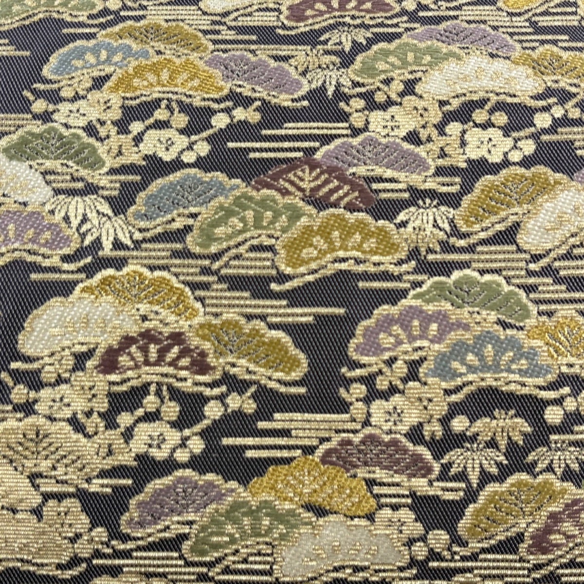美品】 袋帯 逸品 誉田屋源兵衛 落款あり 関西仕立て 松竹梅 霞 金糸