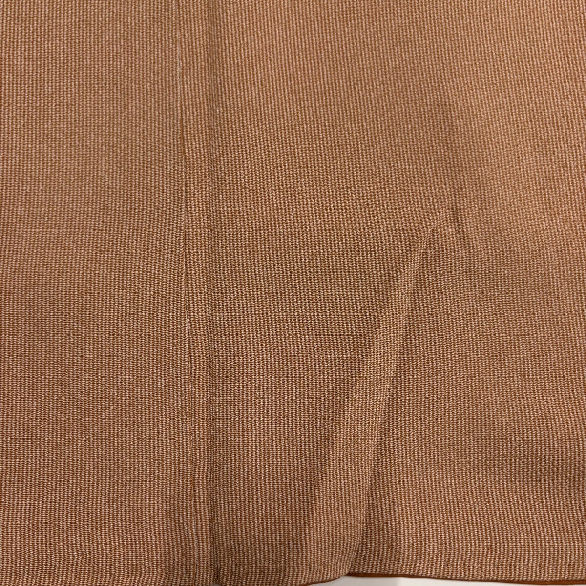 美品】 江戸小紋 身丈162.5cm 裄丈63cm S 袷 名古屋帯セット 万筋 茶色 美品】 江戸小紋 身丈162.5cm 裄丈63cm S 袷 名古屋帯セット 万筋 茶色