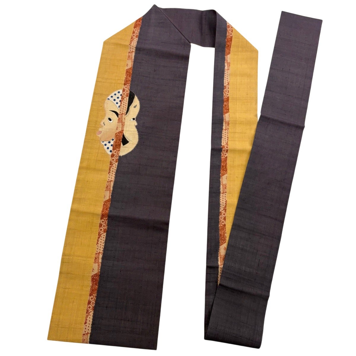 美品】 江戸小紋 身丈162.5cm 裄丈63cm S 袷 名古屋帯セット 万筋 茶色