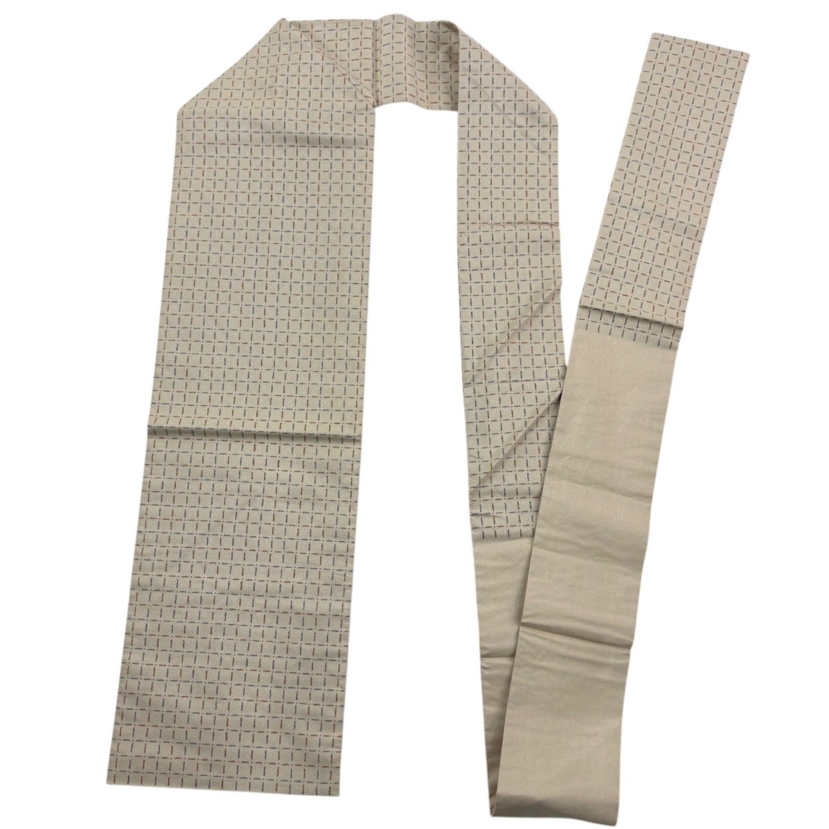美品】 大島紬 身丈161cm 裄丈68.5cm L 袷 名古屋帯セット 証紙あり