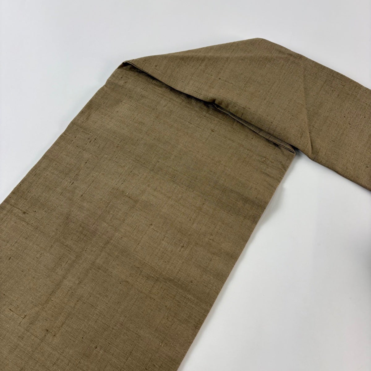 美品】 名古屋帯 秀品 紬地 生り物 柘榴 灰茶 正絹｜中古・古着