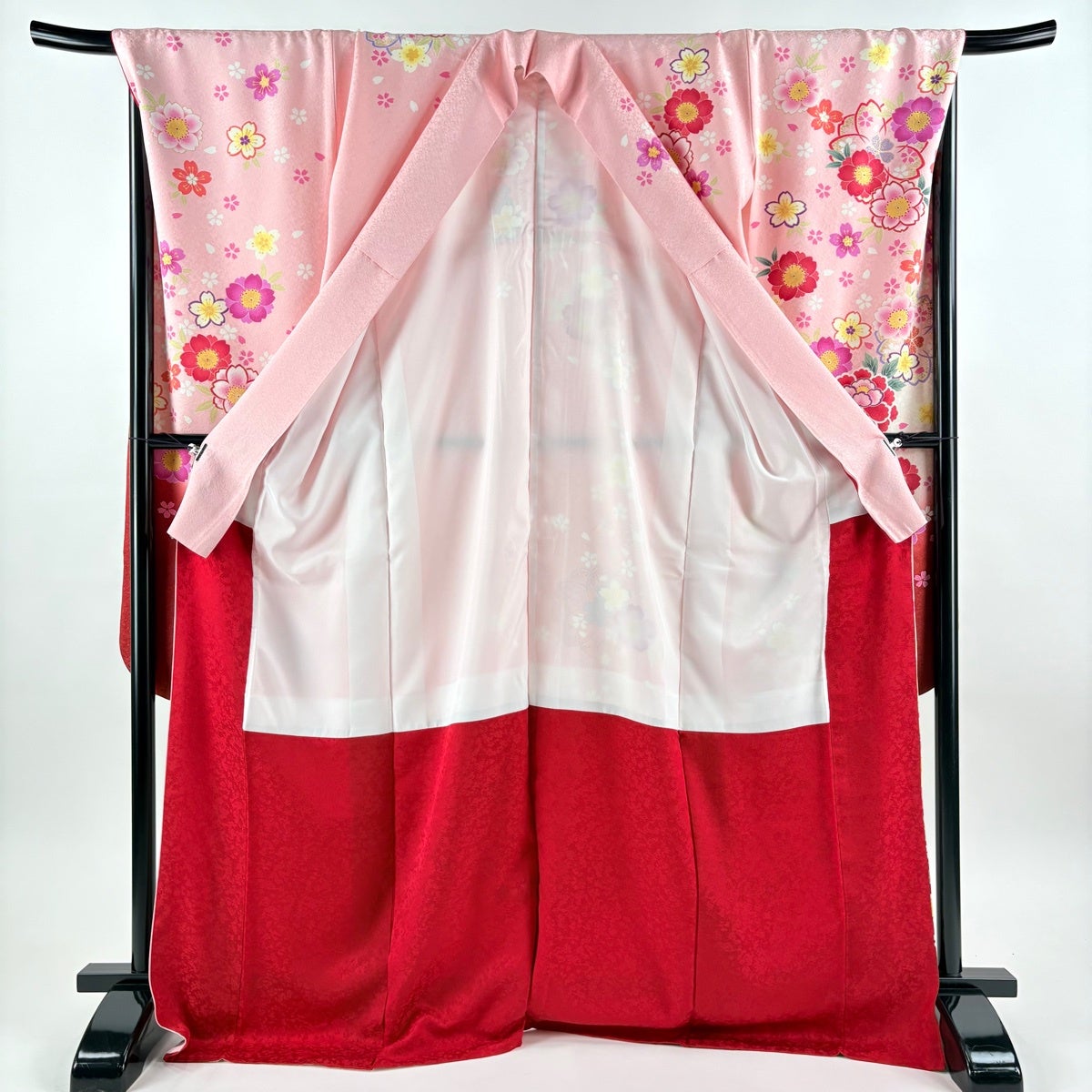 振袖 美品 逸品 身丈170cm 裄丈67cm 正絹 【中古】 美品】 振袖 身丈170cm 裄丈67cm 正絹 逸品 【中古】の通販 by
