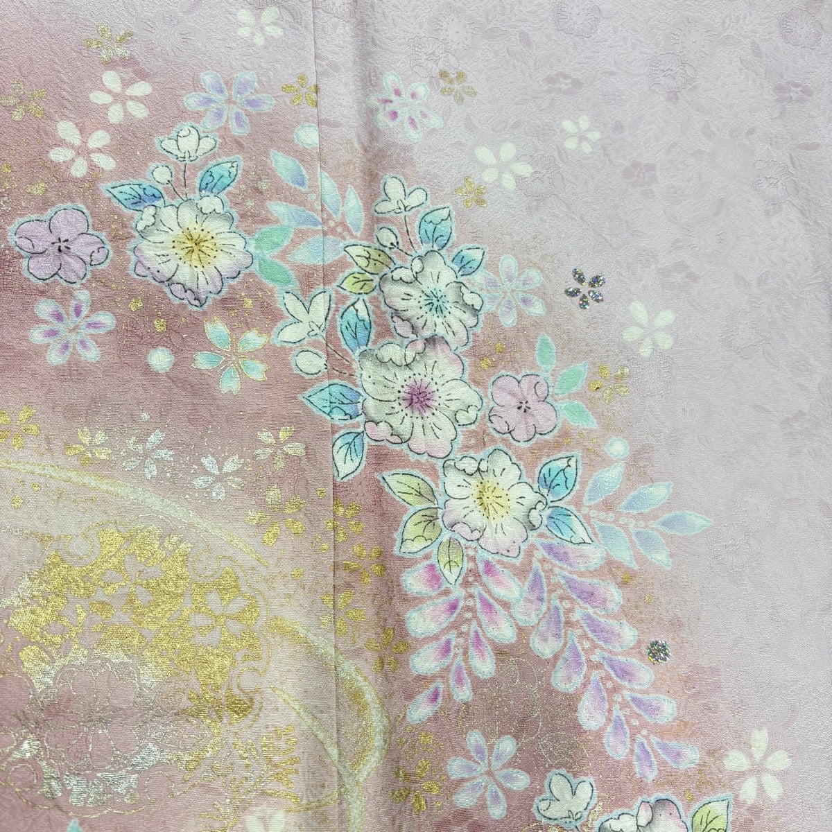 美品】 付下げ 身丈164cm 裄丈69cm L 袷 翠山工房 やまと 落款あり