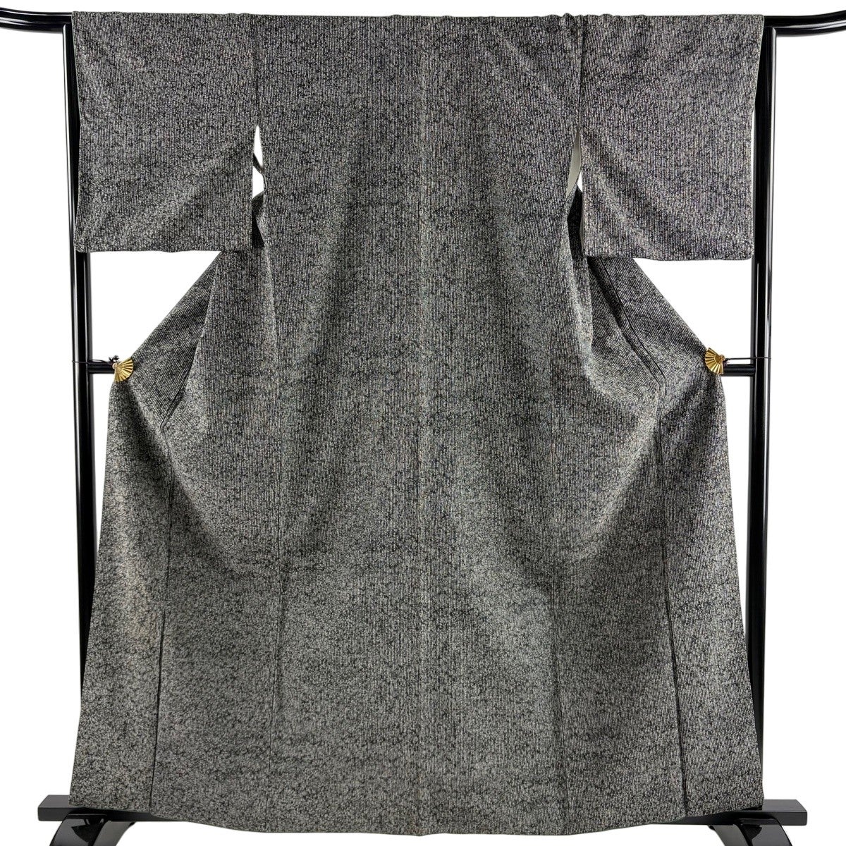 40%OFF お召 身丈164cm 裄丈68cm L 袷 本塩沢 やまだ織 証紙あり 縦縞