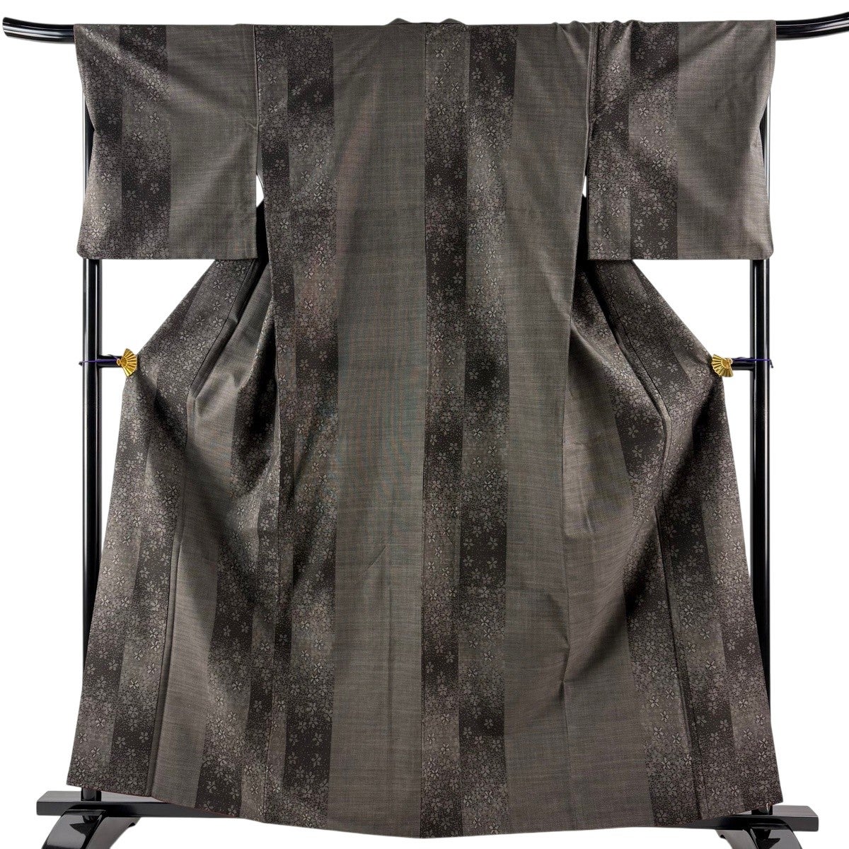 超美品　綿紬　本染浴衣　夏物　159裄67.5　灰青　紺　グレー　花柄　レトロ 000003002713-01.jpg?size=xl&w=