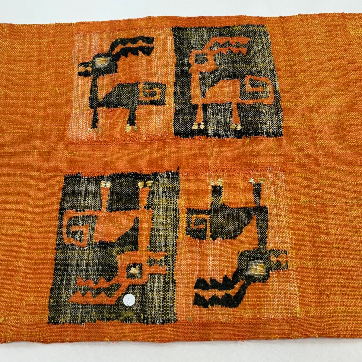 美品】 名古屋帯 優品 紬地 八寸名古屋帯 松葉仕立て トンネル仕立て
