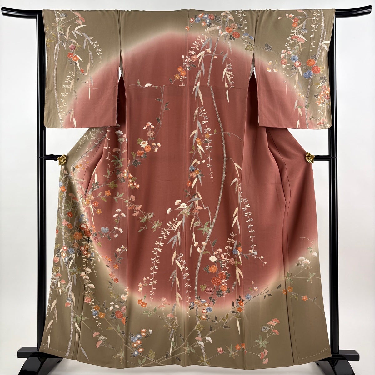 訪問着 秀品 161.5cm 64.5cm 正絹 【】 【公式通販】