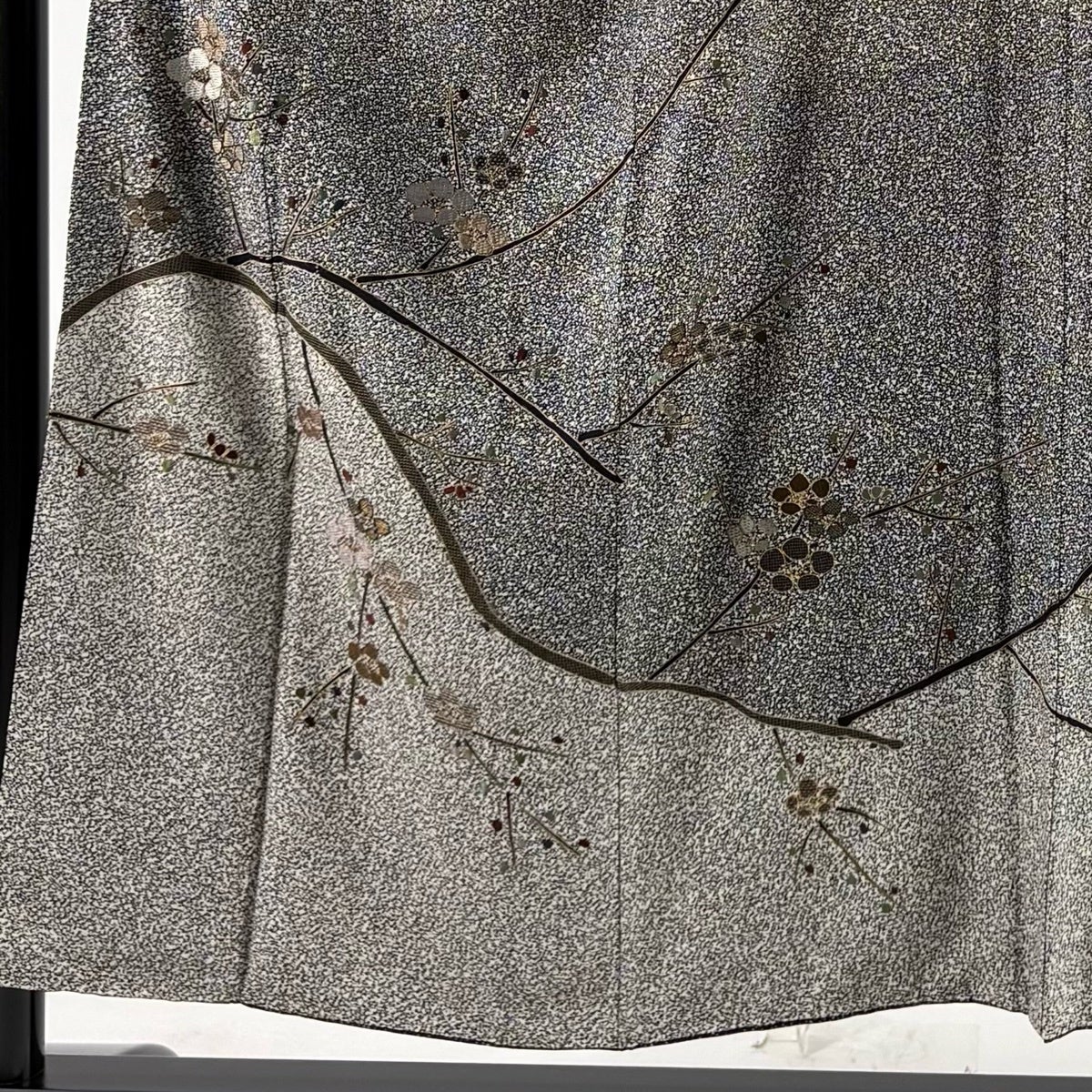 美品】 訪問着 身丈152.5cm 裄丈67cm M 袷 川村久太郎 落款あり 枝梅