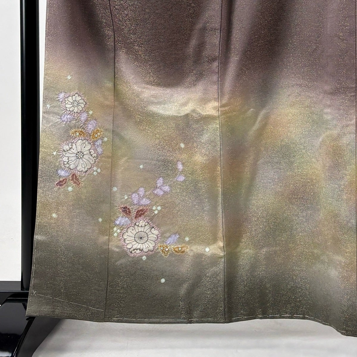 美品】 付下げ 身丈160cm 裄丈65.5cm M 袷 久保田一竹工房 落款あり