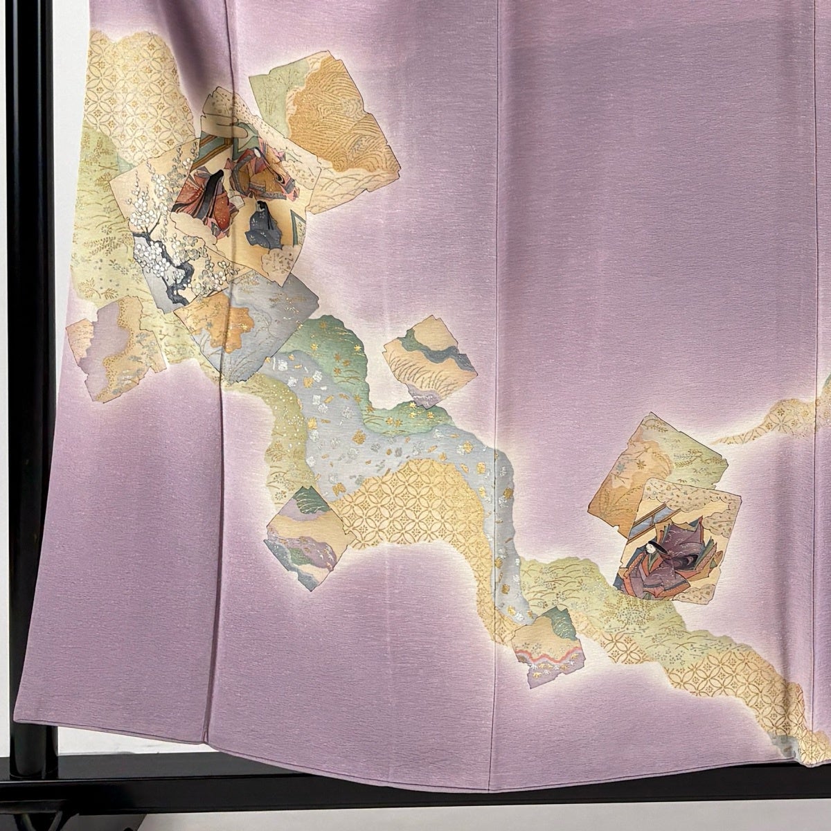 50%OFF 付下げ 身丈157cm 裄丈63.5cm S 袷 樽本伊勢蔵 落款あり 破れ