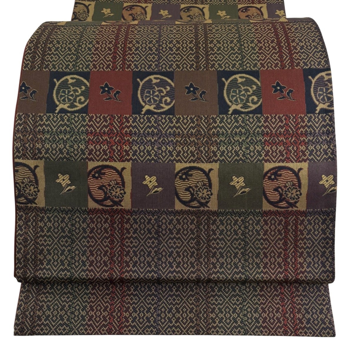 【美品】 袋帯 秀品 全通 正絹 【中古】 美品】 袋帯 秀品 全通 正絹 【中古】の通販 by バイセル ラクマ店｜ラクマ