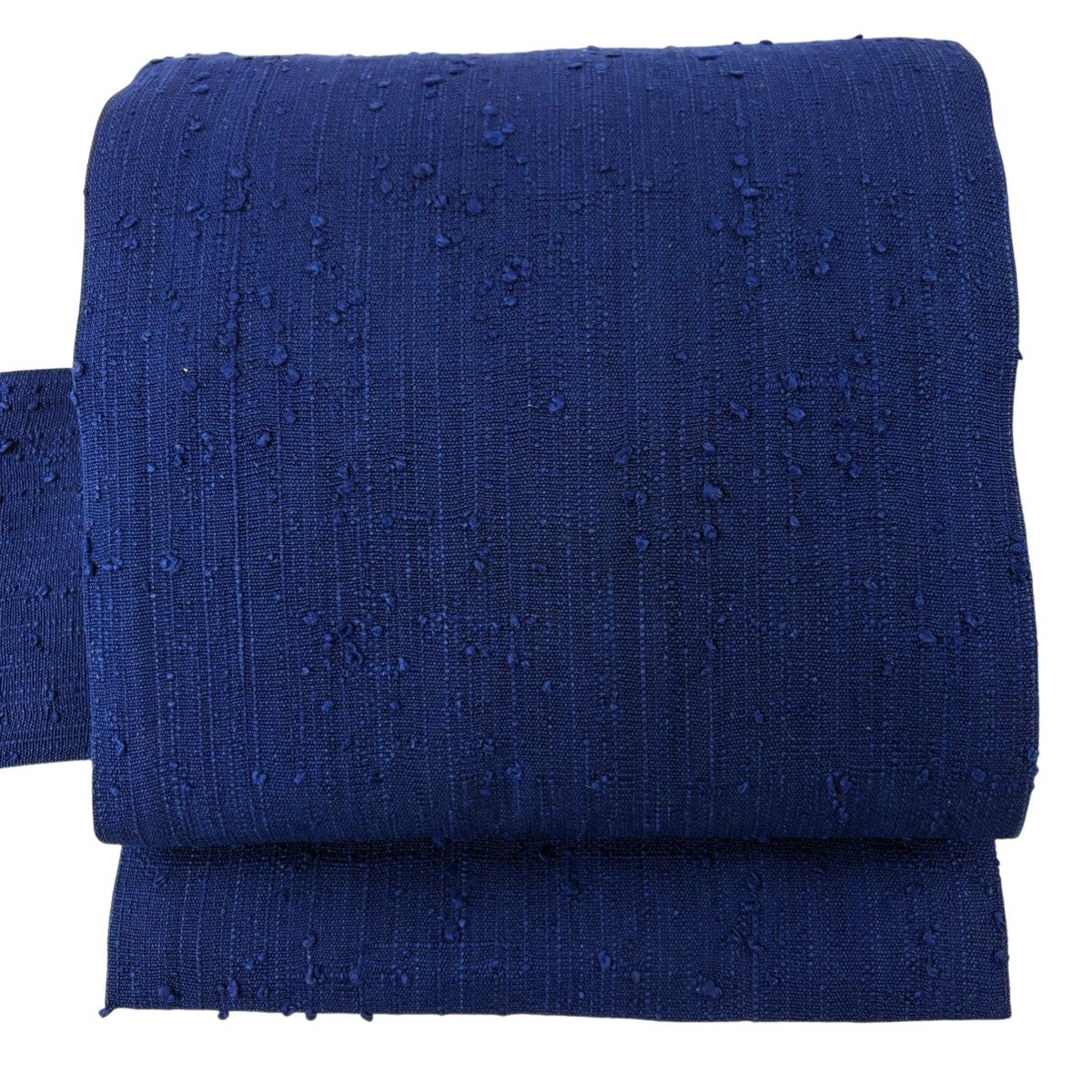 美品】 名古屋帯 逸品 浦野理一 紬地 紺色 正絹｜中古・古着