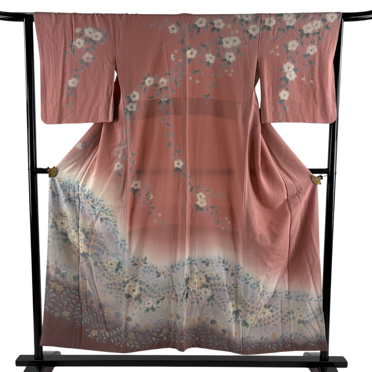 訪問着 身丈163cm 裄丈68cm L 袷 翠山工房 落款あり 辻が花 ぼかし