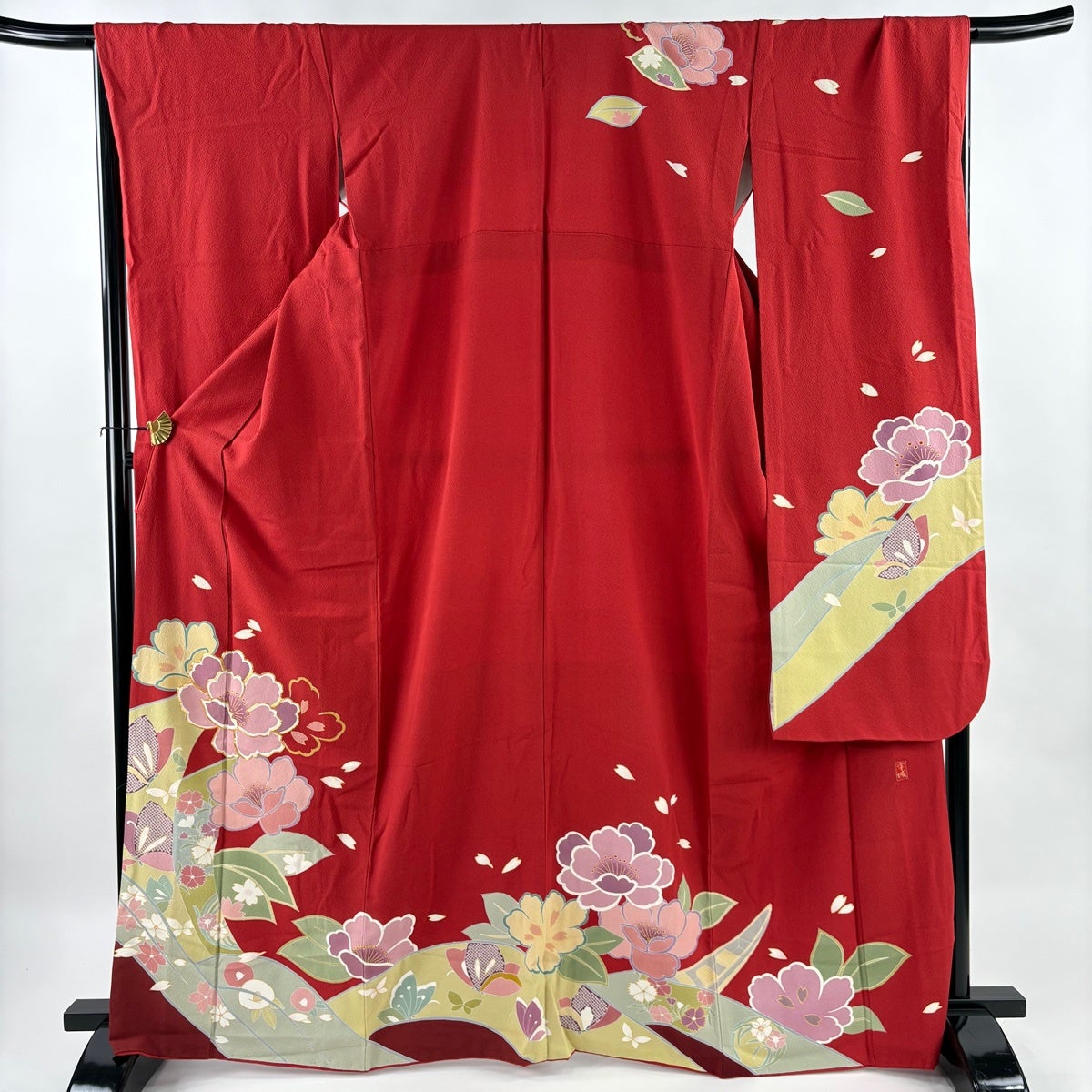 振袖 美品 名品 身丈167cm 裄丈69cm 正絹 【中古】 美品】 振袖 身丈167cm 裄丈69cm 正絹 秀品 【中古】の通販 by