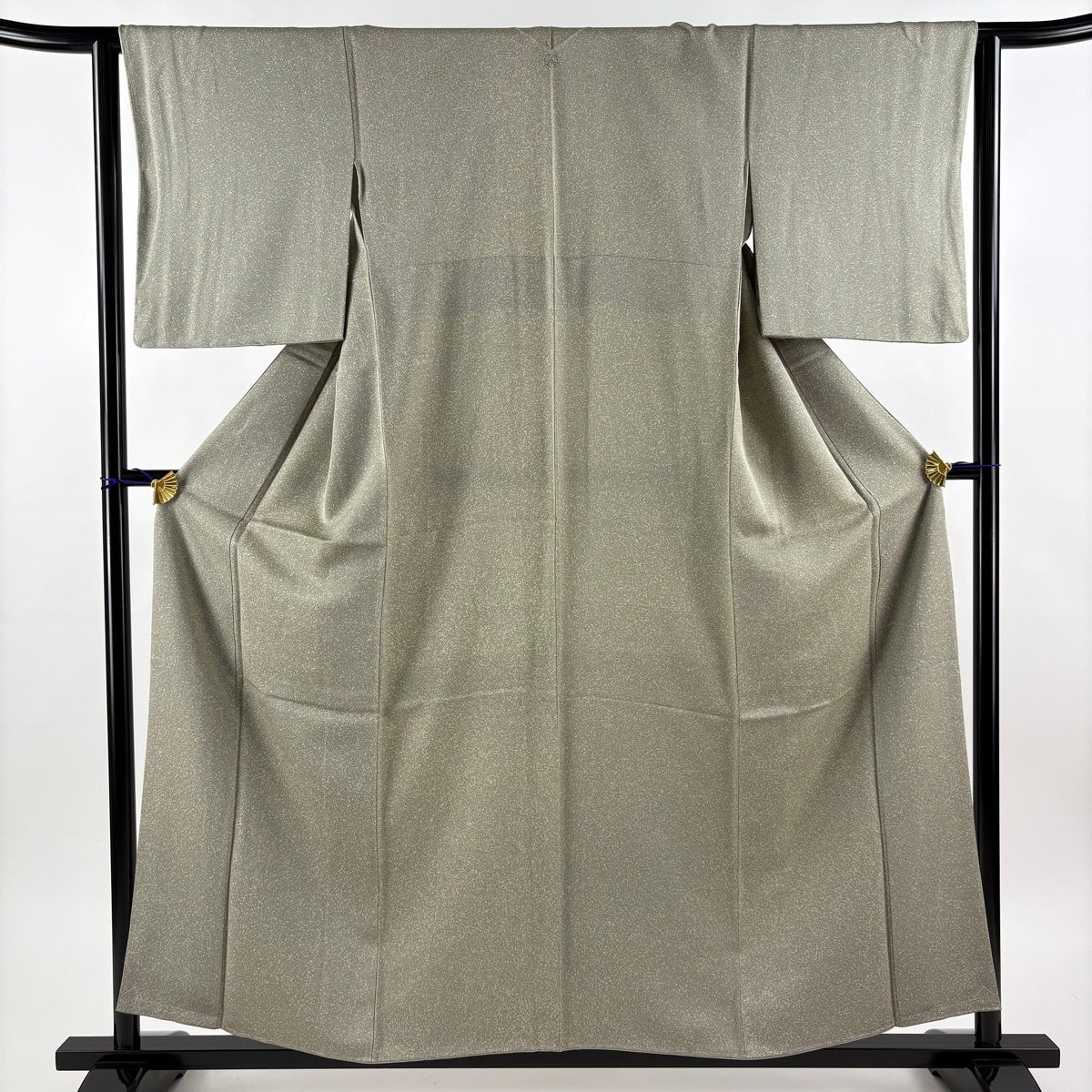 小紋 秀品 159cm 63cm 正絹 【中古】 美品】 小紋 身丈159cm 裄丈63.5cm S 袷 中啓 花 刺繍 絞り 薄小豆