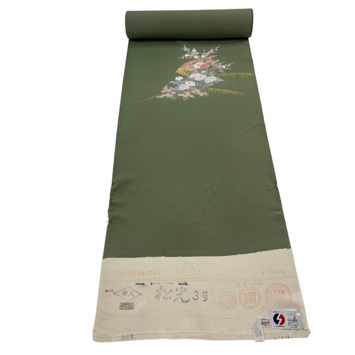 袋帯 秀品 鈴乃屋 道長取 花鳥 箔 金糸 金色 六通 正絹｜中古・古着