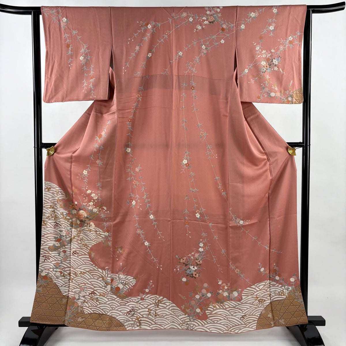 訪問着 身丈165cm 裄丈67cm 正絹 逸品 【中古】 美品】 訪問着 身丈165cm 裄丈67cm 正絹 名品 【中古】の通販 by