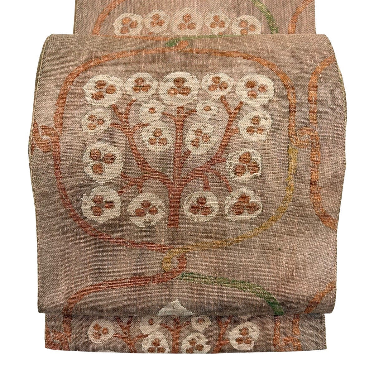 美品】 袋帯 名品 宝尽くし 松竹梅 箔 黒 六通 正絹｜中古・古着