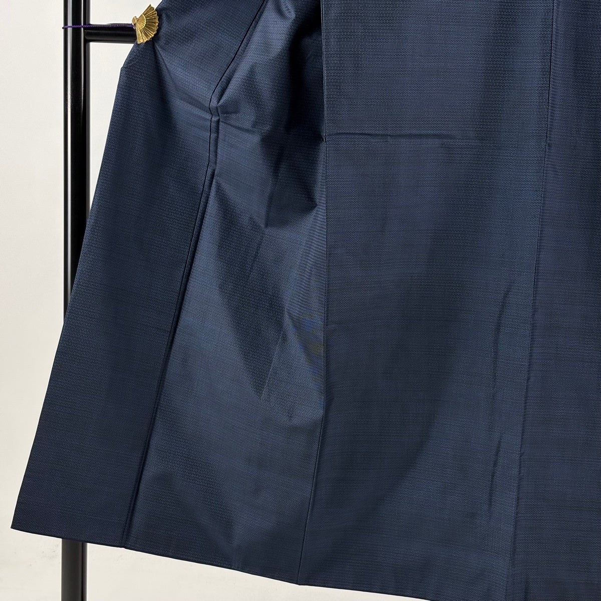 美品】 男着物 身丈148cm 裄丈70.5cm L 袷 大島紬 アンサンブル 証紙