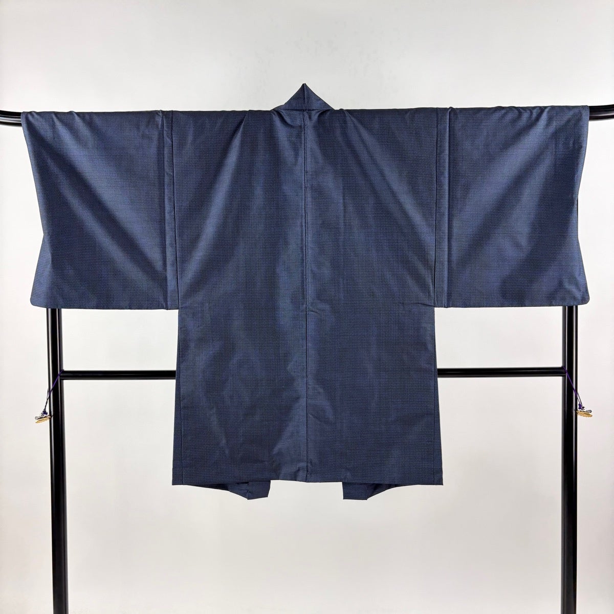 美品】 男着物 身丈148cm 裄丈70.5cm L 袷 大島紬 アンサンブル 証紙