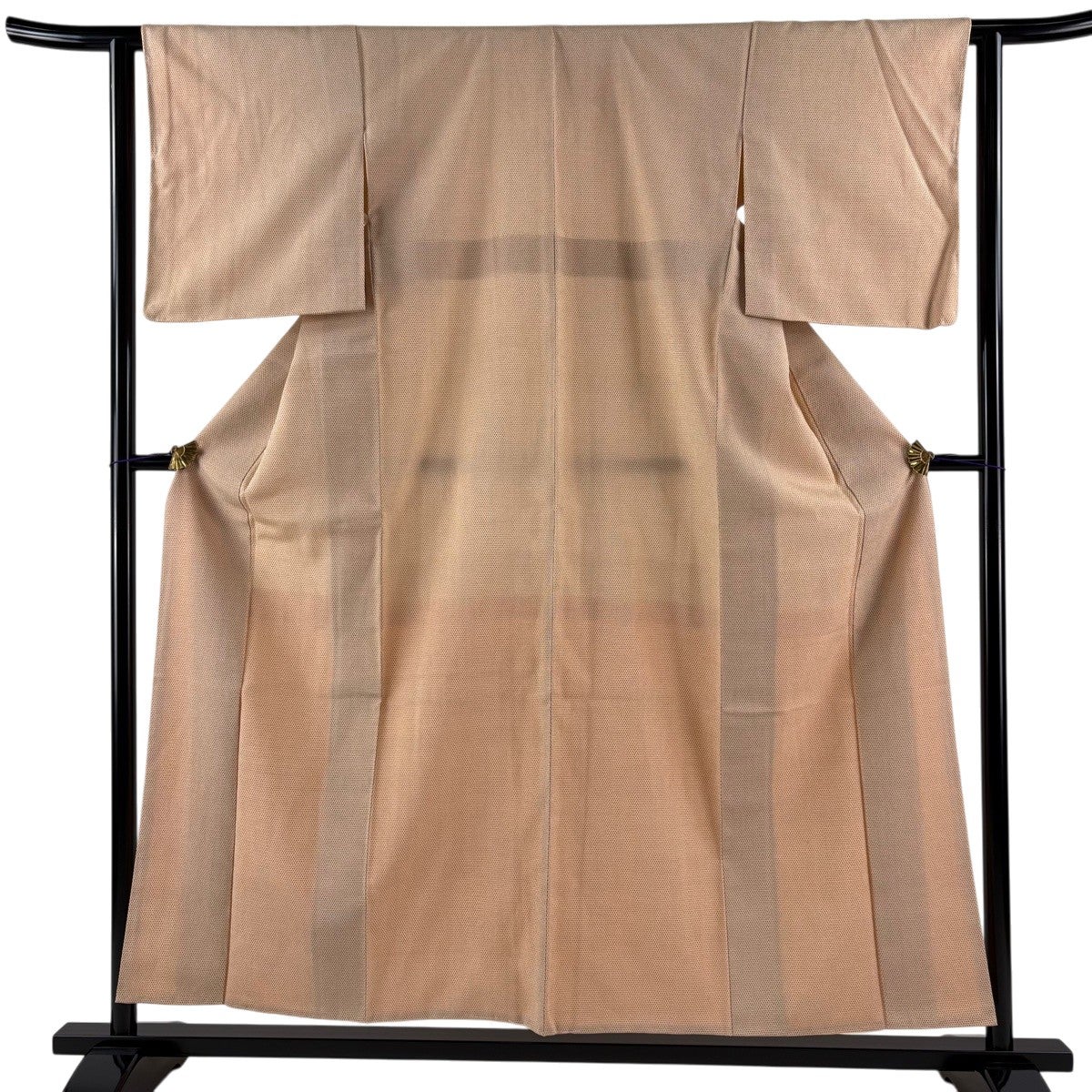 お召 袷 本塩沢 証紙あり 幾何学模様 灰色 正絹 逸品 美品】 お召 身丈155cm 裄丈62cm S 袷 本塩沢 証紙あり 絣柄 薄