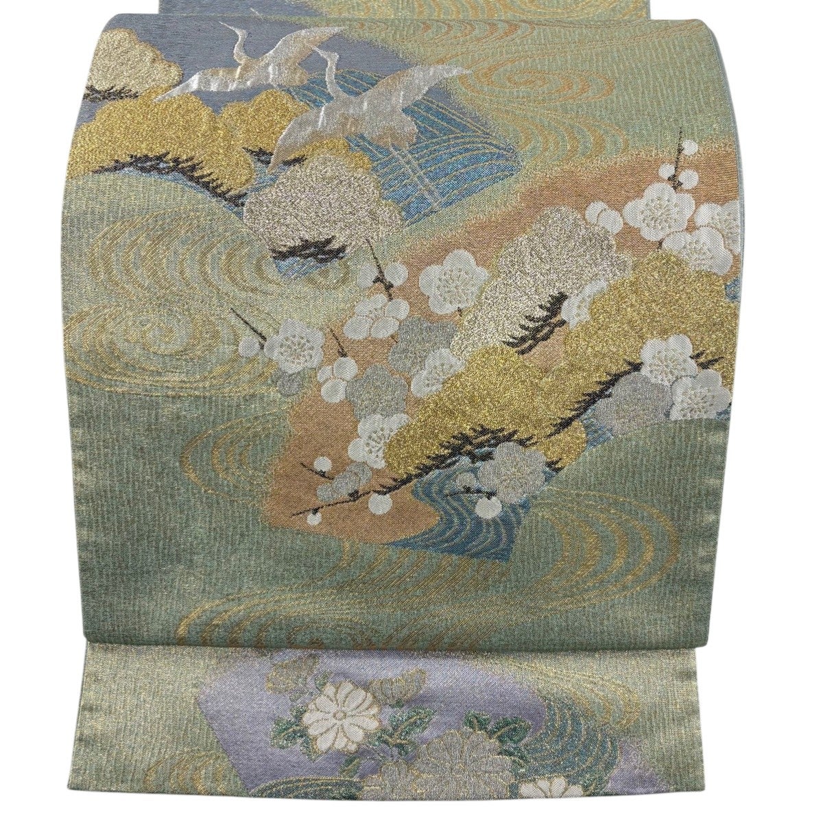 開き名古屋帯 秀品 正絹 【中古】 美品】 開き名古屋帯 秀品 正絹 【中古】の通販 by バイセル ラクマ店