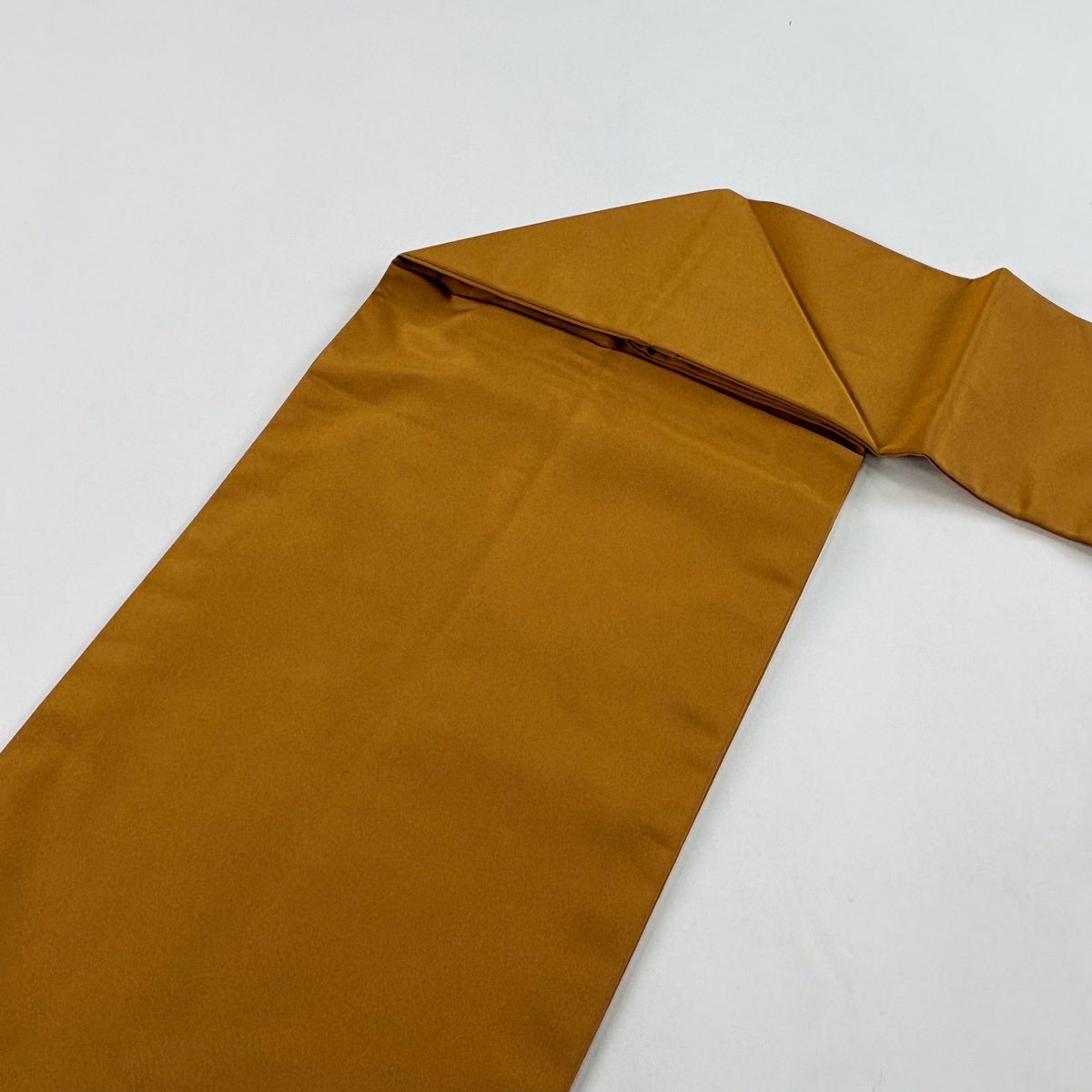 名古屋帯 秀品 扇面 草花 金銀彩 山吹茶色 正絹｜中古・古着