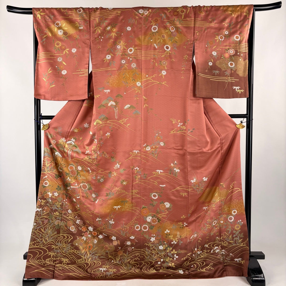 訪問着 美品 逸品 身丈163cm 裄丈70cm 正絹 【中古】 訪問着 新古品・中古品をお探しなら京都きもの市場【日本最大級の着物