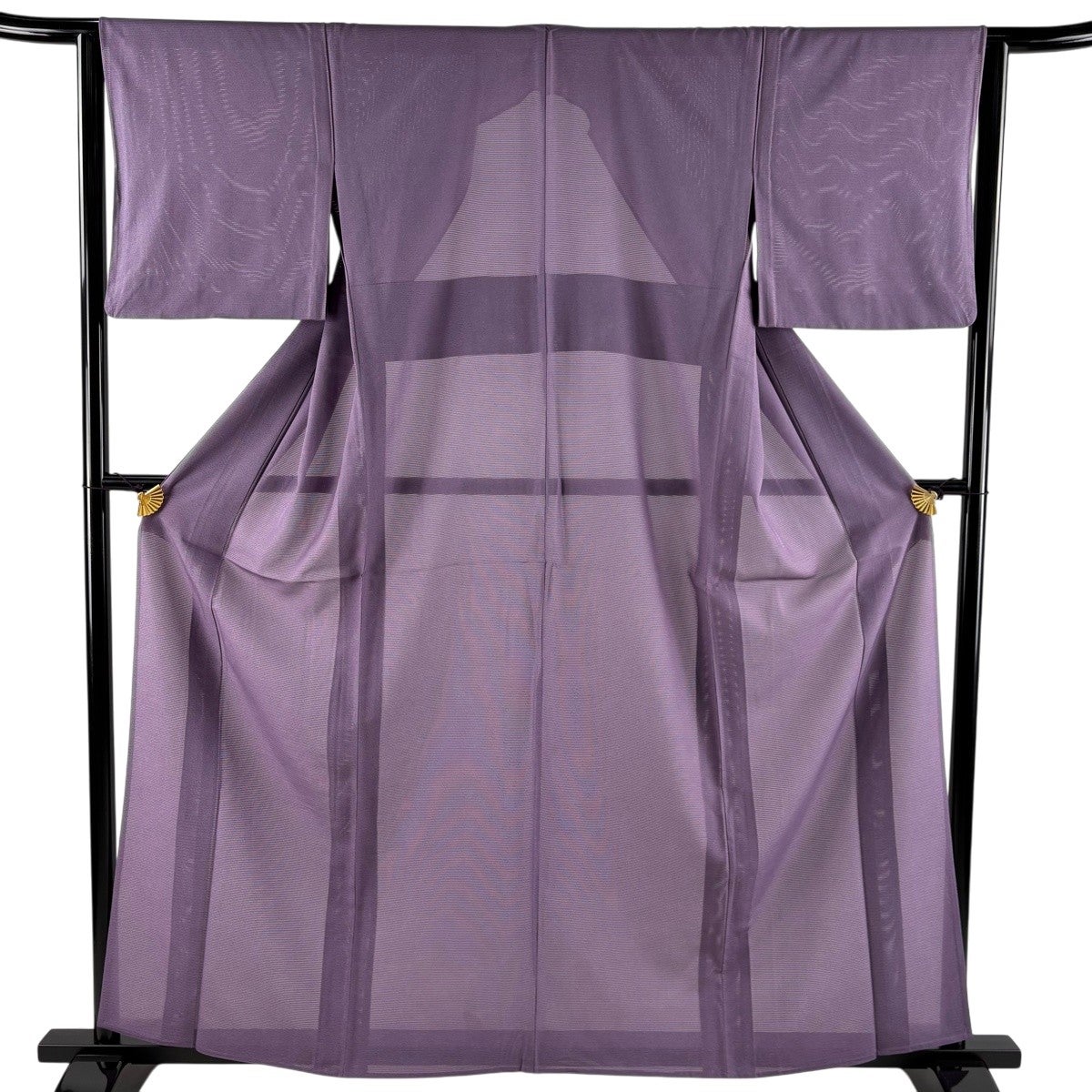 ★専用★美品 小紋 薄紫 縫い締め絞り 身丈160cm 裄丈64cm 袷 美品】 江戸小紋 身丈160.5cm 裄丈64cm M 薄物 絽 鮫 紫 正絹 秀品