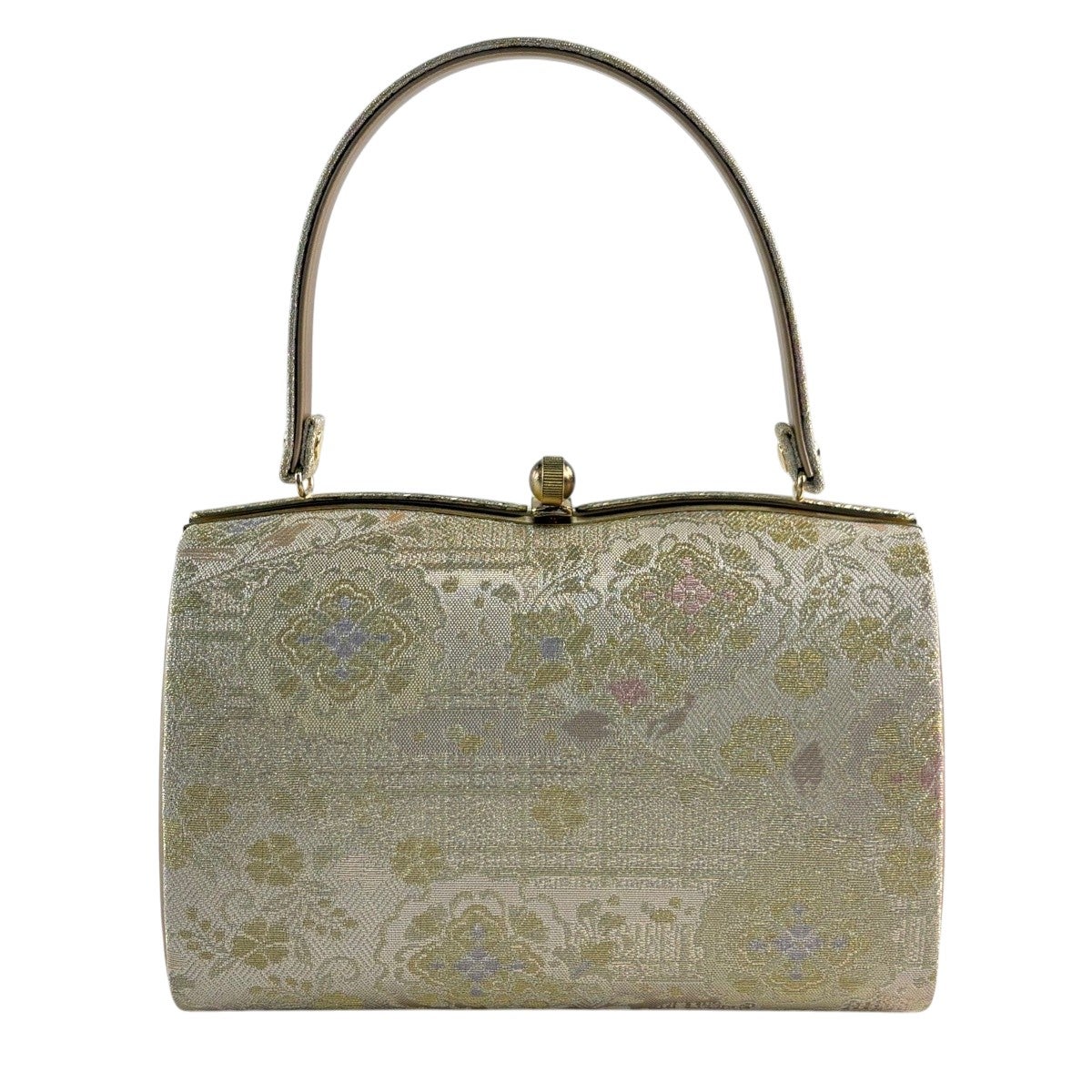 最終価格】 70%OFF 【美品】和装バッグ 優品 フォーマル 桜 金彩 黒
