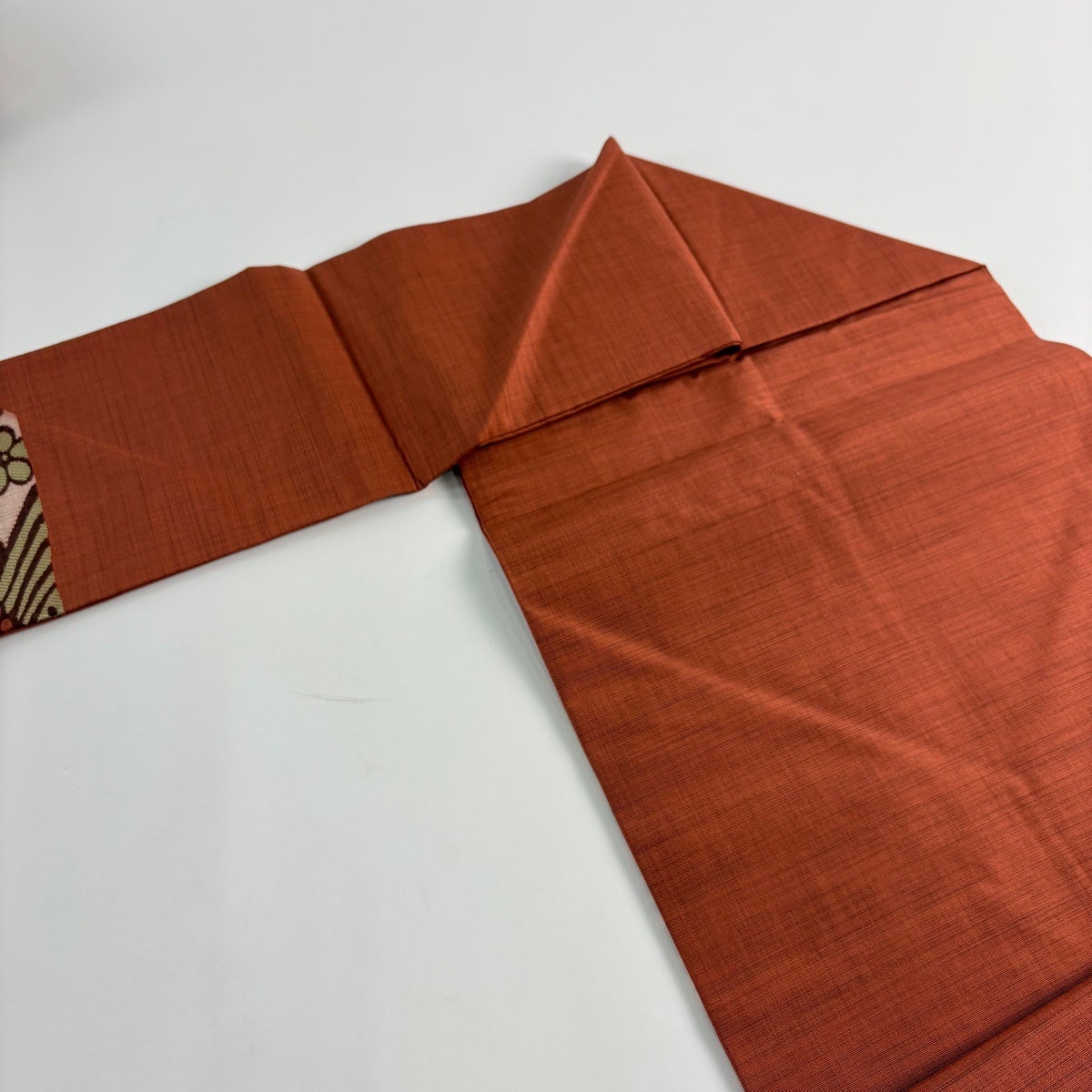 美品】 名古屋帯 優品 梅 赤茶 正絹｜中古・古着・リサイクル着物通販