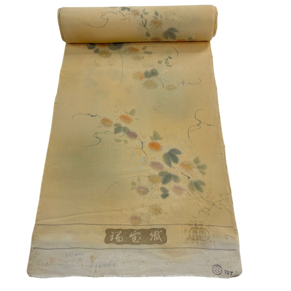 反物 秀品 小紋 辻が花 薄紫 正絹｜中古・古着・リサイクル着物通販