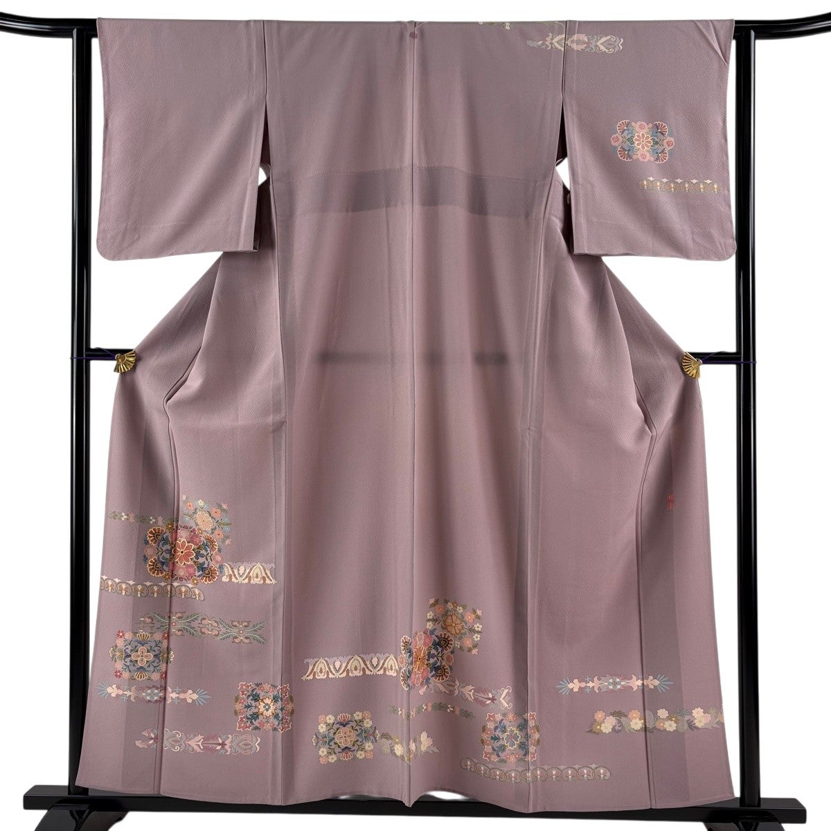 ※Rinページ：訪問着 単衣 一つ紋 正絹 菖蒲【作家物】A-2832 一つ紋 単衣｜バイセルオンライン 中古・リサイクル着物【公式】通販サイト