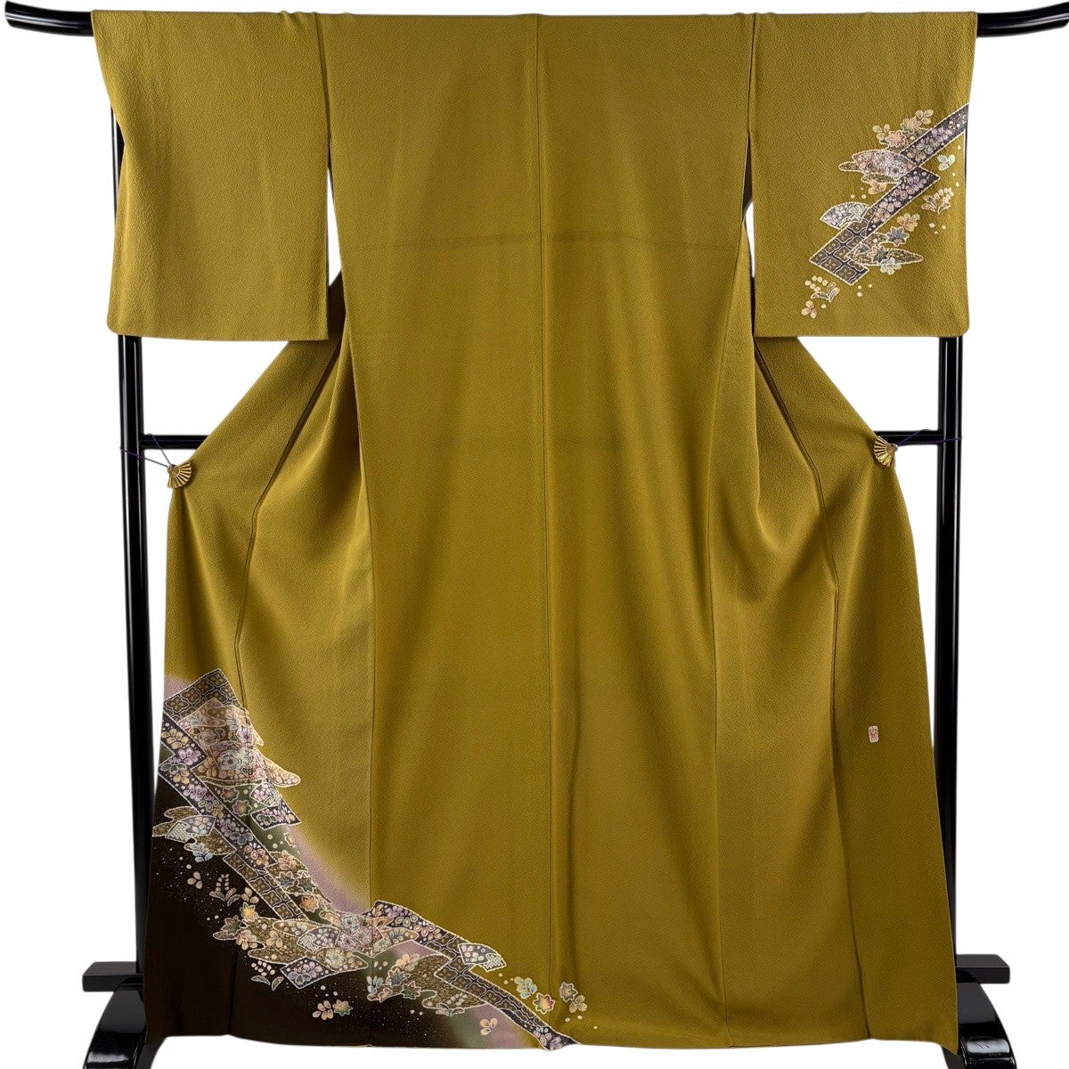 40%OFF 【美品】 訪問着 身丈158cm 裄丈68.5cm L 袷 翠山工房 やまと