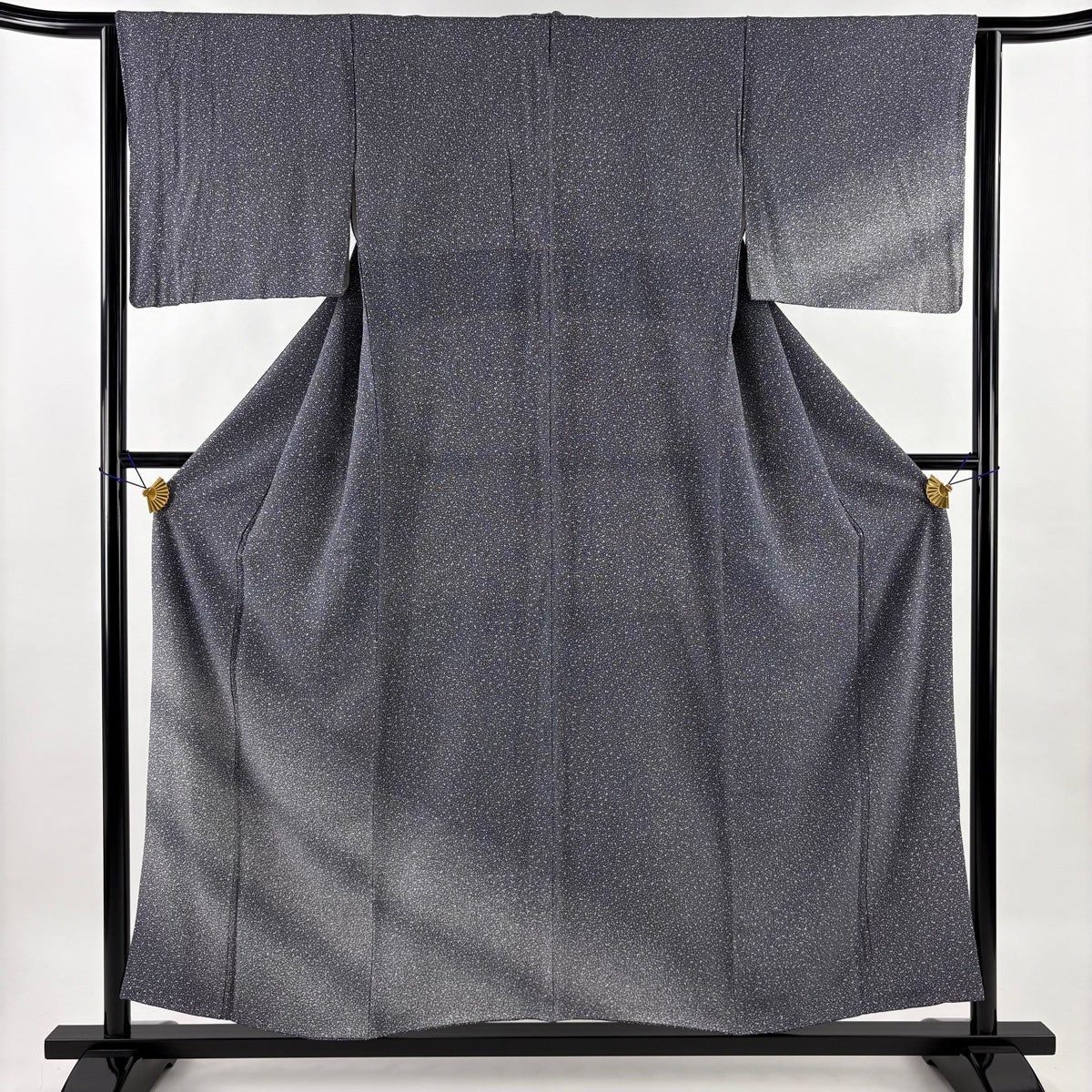 美品】 付下げ 身丈158.5cm 裄丈63.5cm S 袷 落款あり 竹 流水 ぼかし