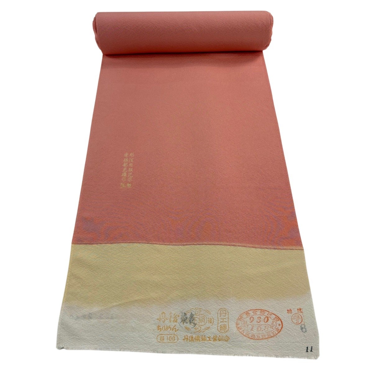 反物 秀品 江戸小紋 落款 寺山存男 幾何学 紫 正絹｜中古・古着