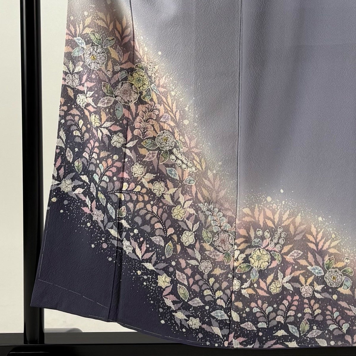 付下げ 身丈155.5cm 裄丈63cm S 袷 翠山工房 やまと 落款あり 辻が花