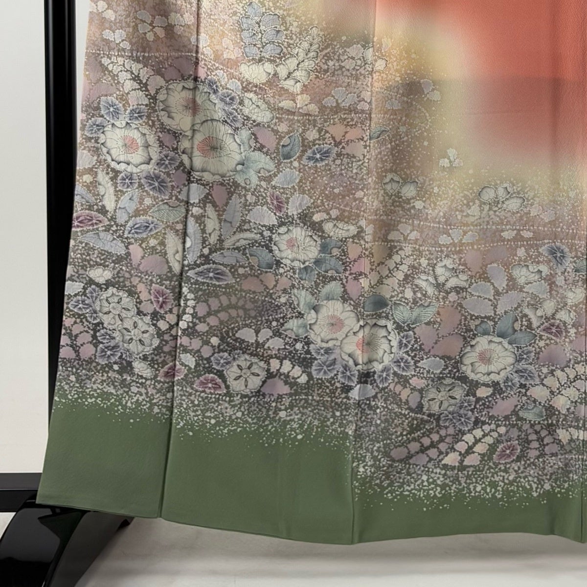 訪問着 身丈163cm 裄丈68cm L 袷 翠山工房 落款あり 辻が花 ぼかし