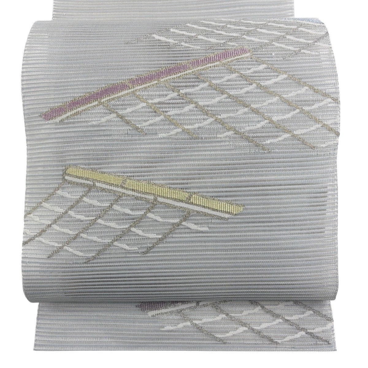 美品】 名古屋帯 秀品 夏帯 絽 八寸名古屋帯 松葉仕立て 瓢箪 金銀糸