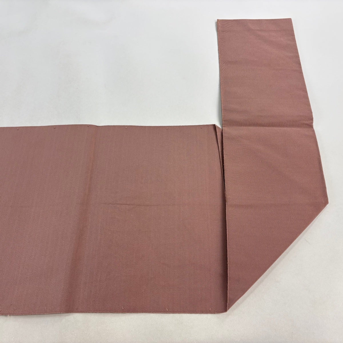 名古屋帯 秀品 八寸名古屋帯 松葉仕立て 雪輪 桜 金銀糸 薄小豆 正絹