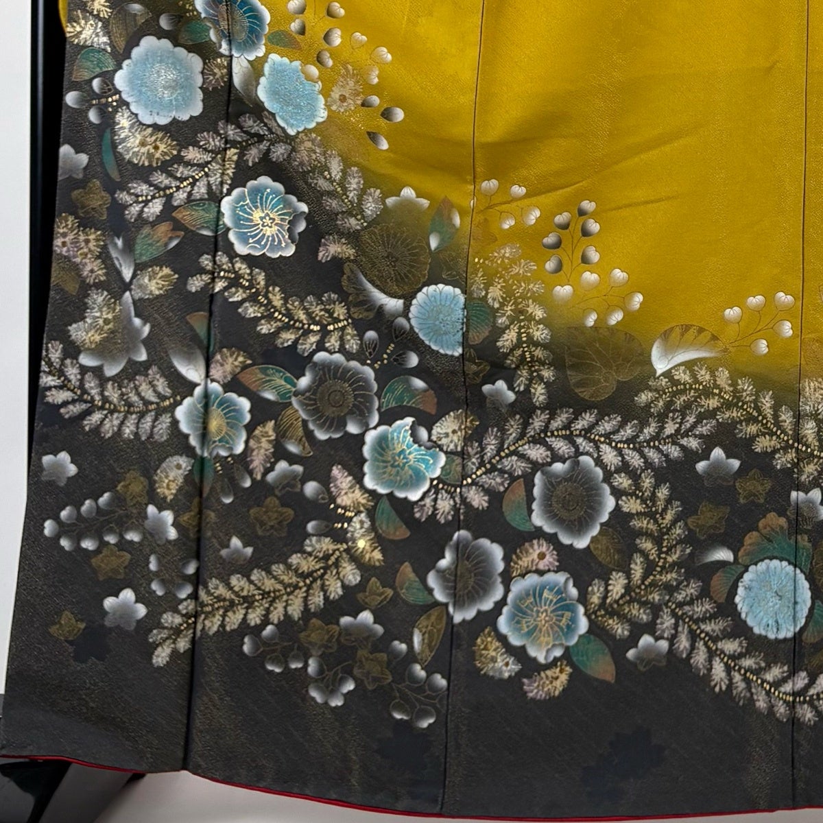 30%OFF 振袖 身丈164.5cm 裄丈65.5cm M 袷 辻が花柄 金通し 金銀彩