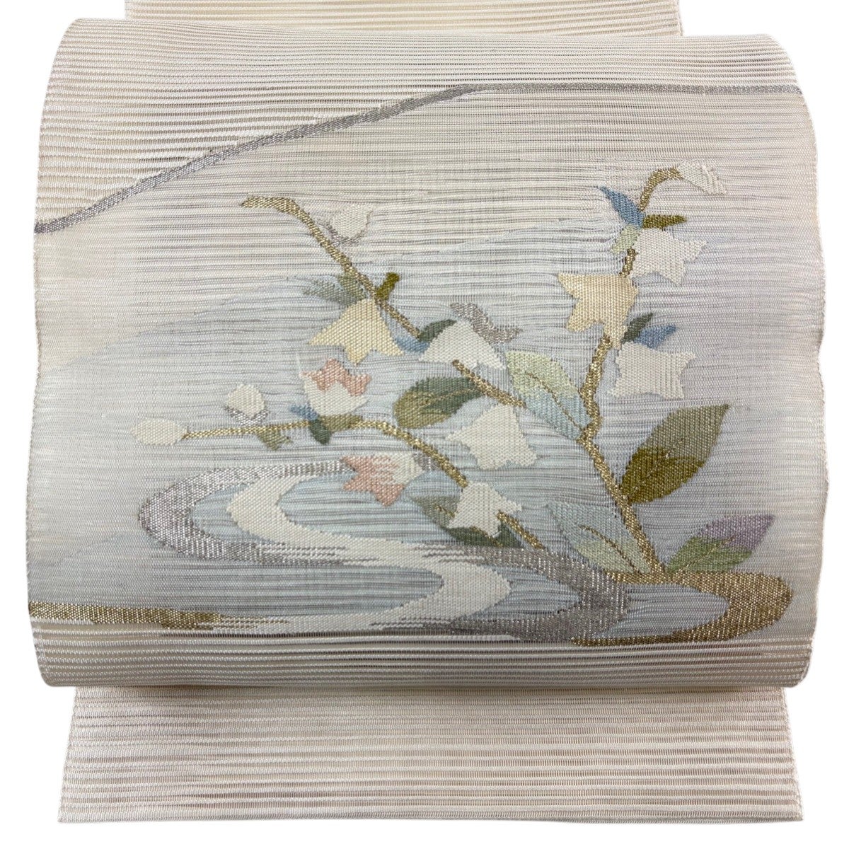 50%OFF 名古屋帯 名品 夏帯 絽 松葉仕立て 八寸名古屋帯 トンネル