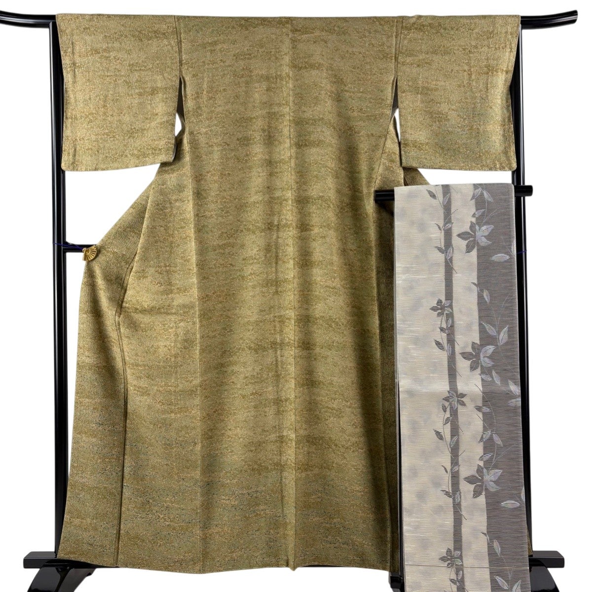 付下げ 身丈165cm 裄丈67.5cm 正絹 秀品 【中古】 付下げ 身丈165cm 裄丈67cm M 袷 菊 梅 青緑 正絹 秀品｜中古・古着