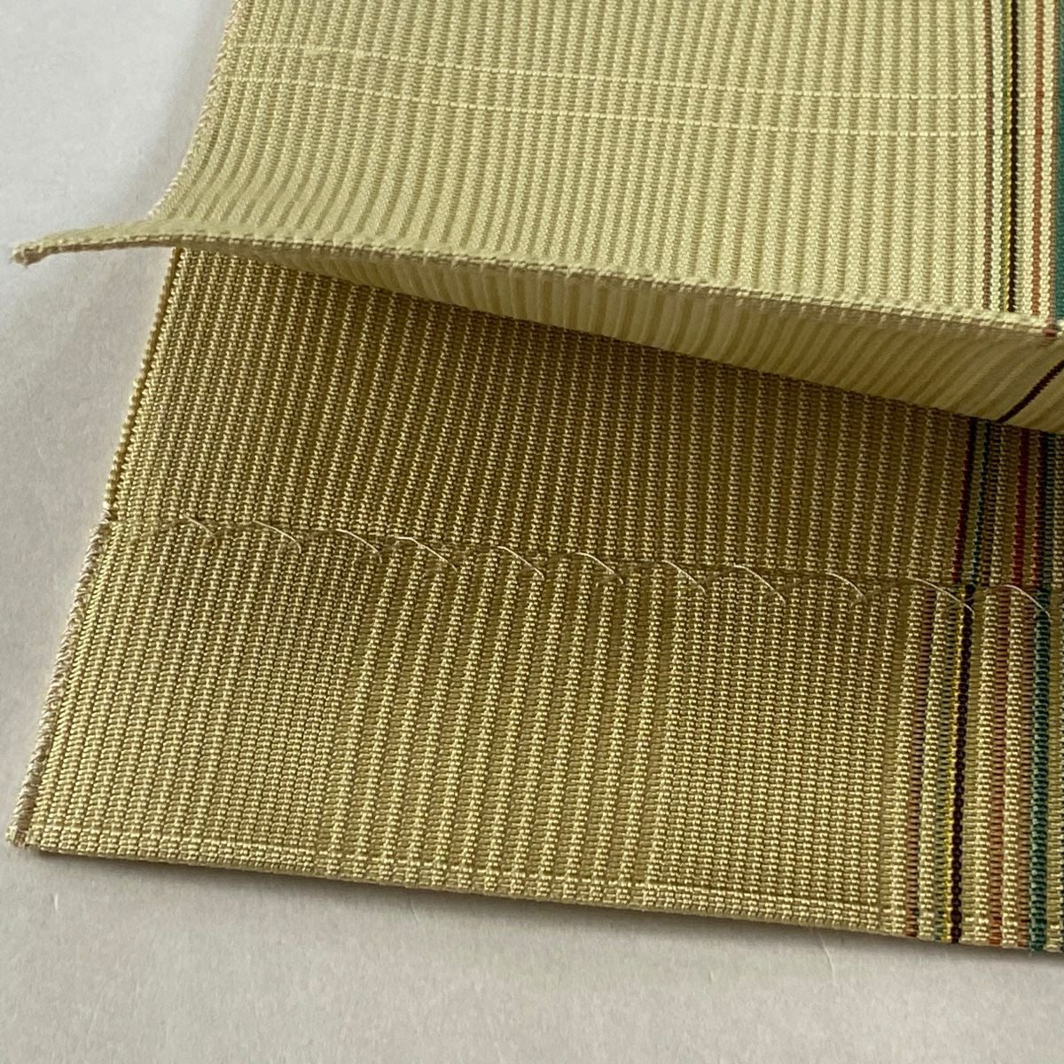 開き名古屋帯 美品 逸品 落款あり 証紙あり 小森草木染工房 八寸名古屋