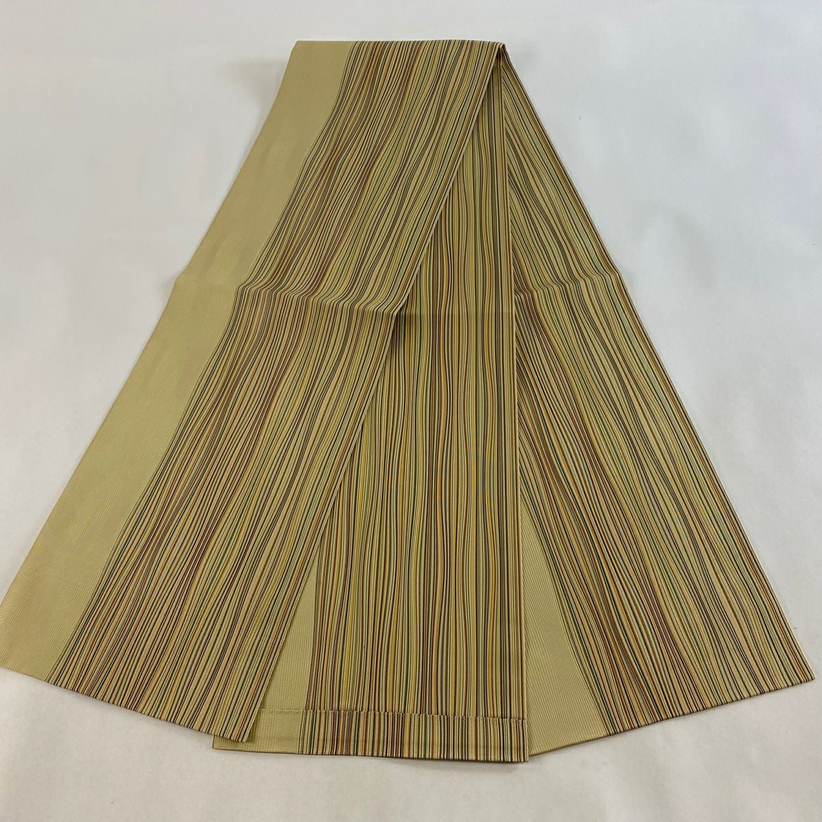 開き名古屋帯 美品 逸品 落款あり 証紙あり 小森草木染工房 八寸名古屋