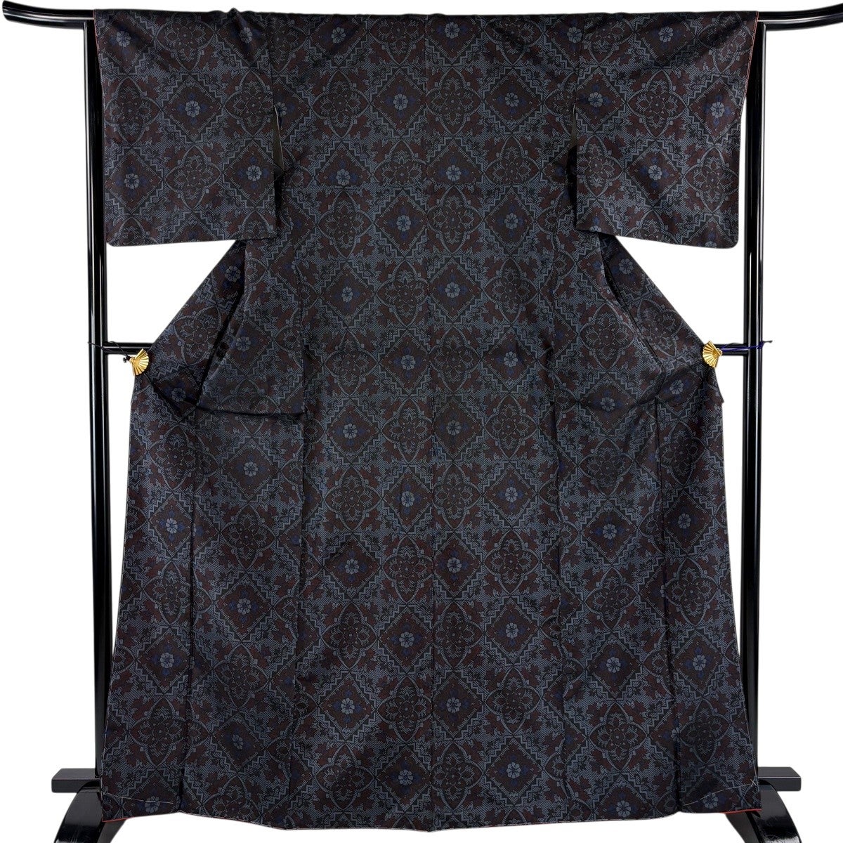 紬 身丈159cm 裄丈61cm 正絹 美品 逸品 【中古】 美品】 紬 身丈159cm 裄丈63cm 正絹 秀品 【中古】の通販 by バイセル